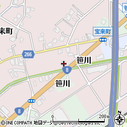 富山県高岡市宝来町193周辺の地図