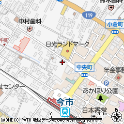 栃木県日光市今市周辺の地図