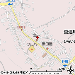 栃木県さくら市喜連川3632周辺の地図