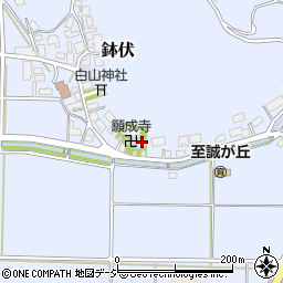 石川県かほく市鉢伏ワ37周辺の地図
