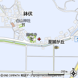 石川県かほく市鉢伏ワ35周辺の地図