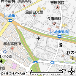 栃木県日光市今市107-16周辺の地図