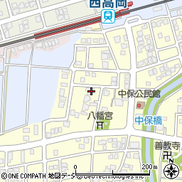 富山県高岡市中保1377周辺の地図