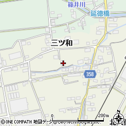 長野県中野市三ツ和大熊1043周辺の地図