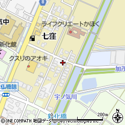 石川県かほく市宇野気ホ13周辺の地図