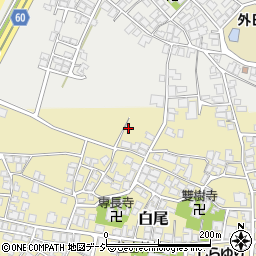 石川県かほく市白尾ト周辺の地図