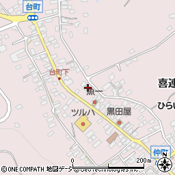 栃木県さくら市喜連川3636周辺の地図