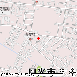 栃木県日光市森友1125-52周辺の地図