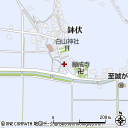 石川県かほく市鉢伏ワ45周辺の地図