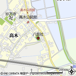 八坂社周辺の地図