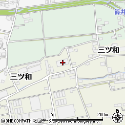 長野県中野市三ツ和1018周辺の地図