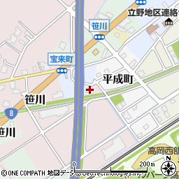 富山県高岡市宝来町855周辺の地図