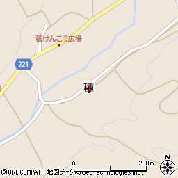 石川県河北郡津幡町種周辺の地図