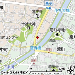 池松荘周辺の地図