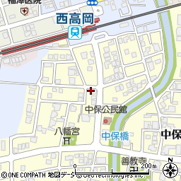 富山県高岡市中保1310-3周辺の地図