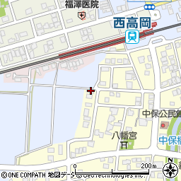 富山県高岡市中保1358周辺の地図