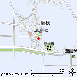 石川県かほく市鉢伏ワ48周辺の地図