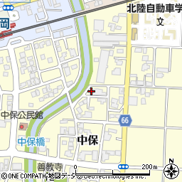 富山県高岡市中保1206周辺の地図