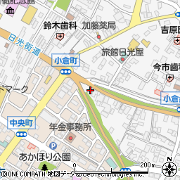 栃木県日光市今市117周辺の地図