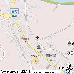 栃木県さくら市喜連川3652周辺の地図