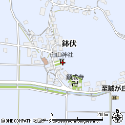 石川県かほく市鉢伏ワ49周辺の地図