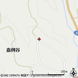 富山県小矢部市嘉例谷1165周辺の地図