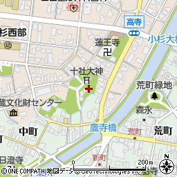 片口神明社周辺の地図