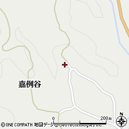 富山県小矢部市嘉例谷1158周辺の地図