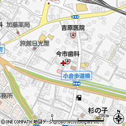 栃木県日光市今市822周辺の地図