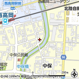 富山県高岡市中保1241周辺の地図