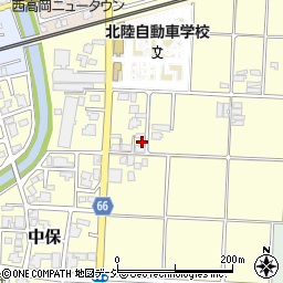 富山県高岡市中保104周辺の地図