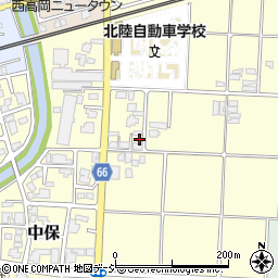 富山県高岡市中保104周辺の地図