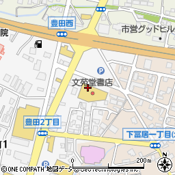 文苑堂書店　ＴＳＵＴＡＹＡ富山豊田店周辺の地図