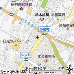 ファミリーマート日光中央町店周辺の地図