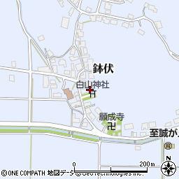 石川県かほく市鉢伏ワ50周辺の地図