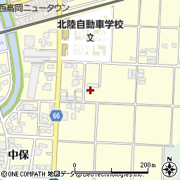 富山県高岡市中保102周辺の地図