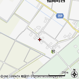 富山県高岡市福岡町西43-1周辺の地図