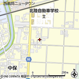 富山県高岡市中保104-3周辺の地図