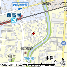 富山県高岡市中保1246-6周辺の地図