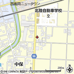 富山県高岡市中保109周辺の地図