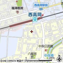 富山県高岡市中保1350-5周辺の地図