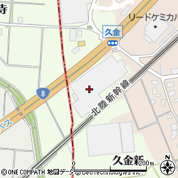 富山県中新川郡上市町久金新172-1周辺の地図