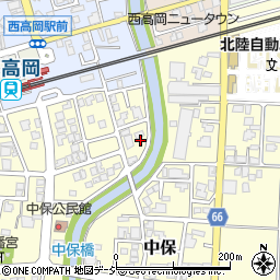 富山県高岡市中保1237周辺の地図
