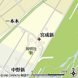 富山県富山市宮成新93周辺の地図