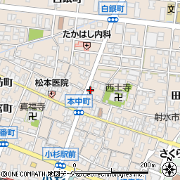 久々園芸店周辺の地図