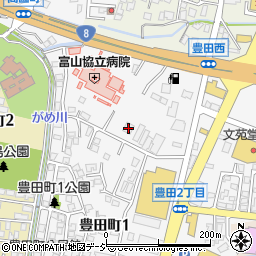 ＮＨＫ富山放送局豊田ラジオ放送所周辺の地図