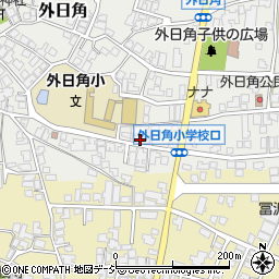 石川県かほく市外日角ニ110周辺の地図