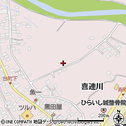 栃木県さくら市喜連川3735周辺の地図