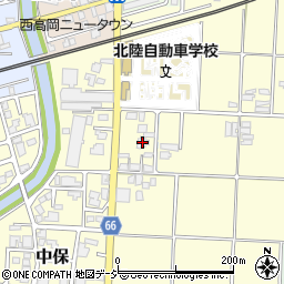 富山県高岡市中保107周辺の地図