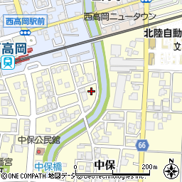 富山県高岡市中保1236周辺の地図